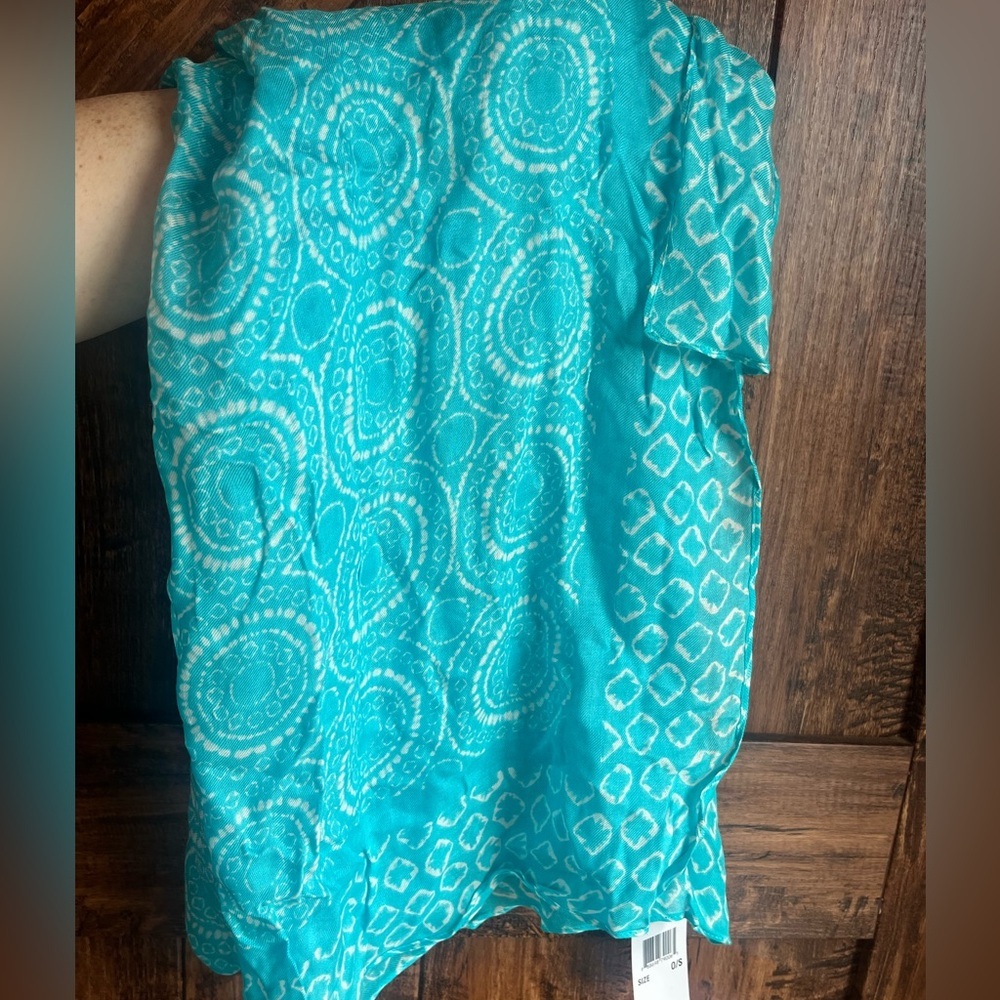 Michael by Michael Kors scarf blue pattern NWT